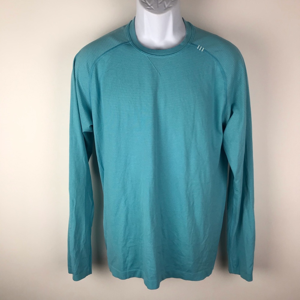 lululemon athletica Men's Long Sleeve Crew - Teal